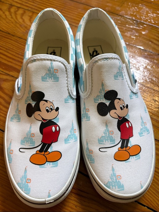 Vans Shoes - Van’s Slip On Canvas Disney Shoes